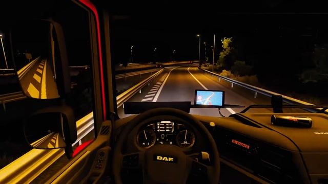ETS 2 1.40 OpenBeta POV Driving DAF XF 440 смотреть онлайн
