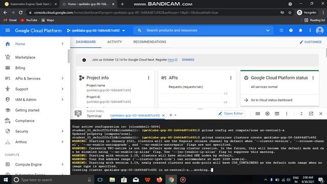 kubernetes engine quick start смотреть онлайн
