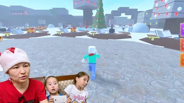 Новогодний квест, задания на доске. Christmas Wacky wizard Роблокс с Мисс Томирис Геймс смотреть онлайн