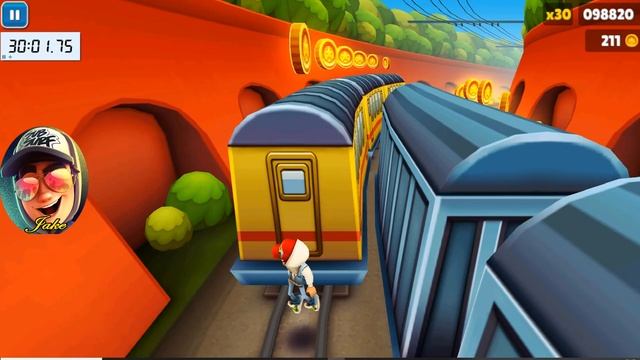 TIPS Character Jake Run Back | Compilation PlayGame Subway Surfers 1 Hour On PC Non Stop FHD смотреть онлайн