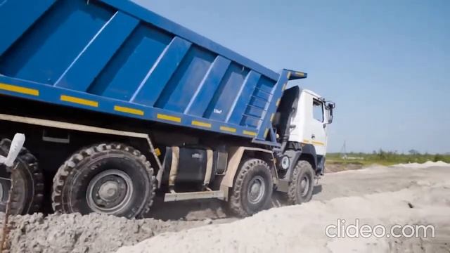 ХАНТ 8051S5 8х8 (БАЗА 2,92) - самосвал с ЗВ, 44 т., с платформой ЗТМ SQUARE TYPE 8051-19 смотреть онлайн