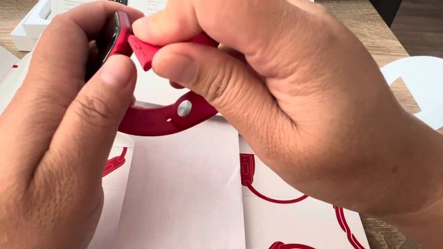 Apple Watch Series 9 41 Mm Red Aluminum GPS+Cellular- Unboxing