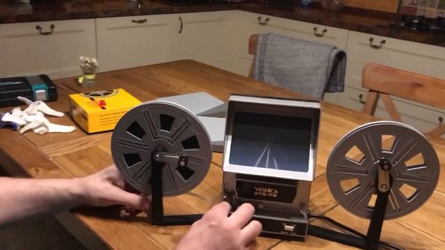 Любительские киноплёнки 8мм (часть 2 « просмотровый ( монтажный ) столик . смотреть онлайн