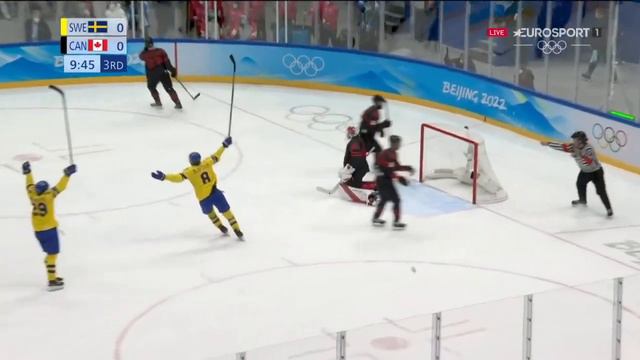 Sweden - Canada ---- Game deciding goal sends second NA team home - Olympic games Beijing 2022 смотреть онлайн