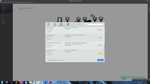 #17 Brackets File Icons - свои иконки для файлов, Видео курс по Brackets смотреть онлайн