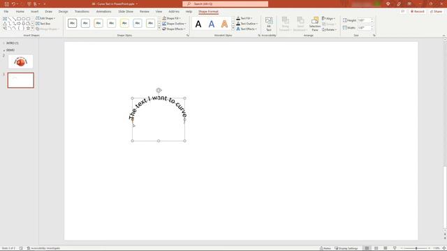 How to Curve Text in PowerPoint | Applying Text Effects in PowerPoint смотреть онлайн