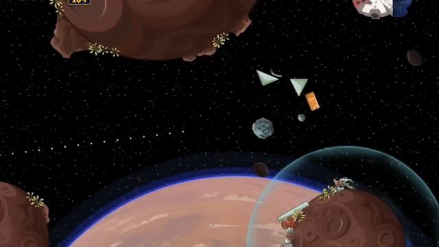 Angry Birds Star Wars 1-29 Tatooine Millennium Falcon Gold Medal смотреть онлайн