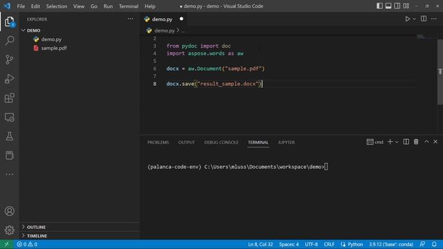 Tutorial Python | Converter PDF para qualquer formato (png , jpg, tiff, gif , bmp, docx ) com Pytho смотреть онлайн
