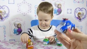 Поиграйка с Натой. Распаковка набора Robocar Poli. Игрушки Робокар Поли. Видео для детей