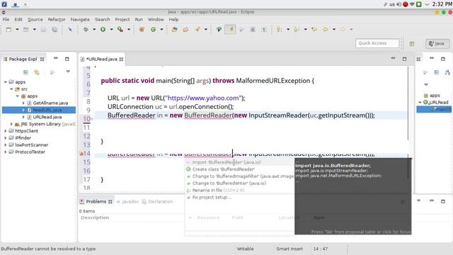 98 JAVA Networking Read using URLConnection смотреть онлайн