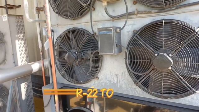 Modification of Copeland Condenser Unit from R-22 to R-404a#industrialrefrigeration#hvac#freon смотреть онлайн