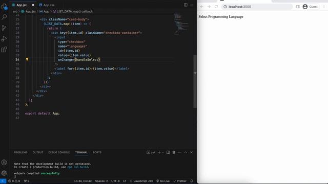 How To Create Checkbox List in React JS смотреть онлайн