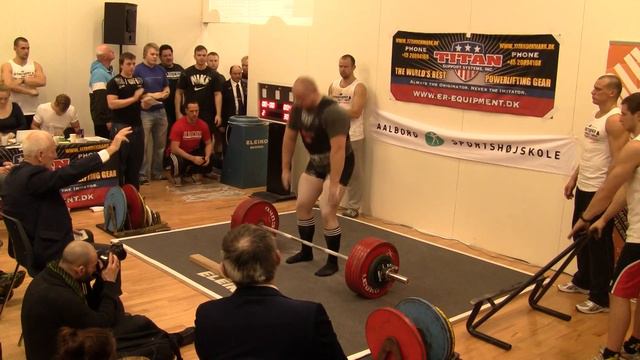 Klaus Bak - DM-A 2012 - DL 2. attempt 300 kg смотреть онлайн