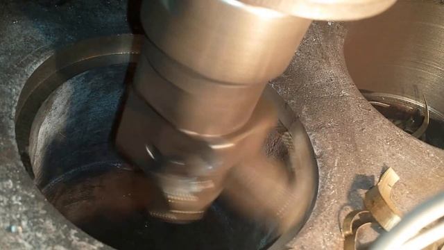 Расточка отверстий водоопускных труб барабана котла смотреть онлайн
