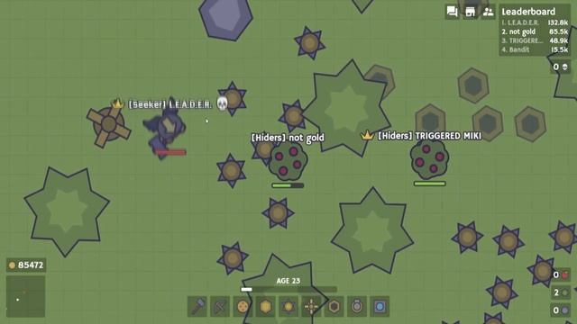 Play HIDE AND SEEK in MooMoo.io | gameplay смотреть онлайн