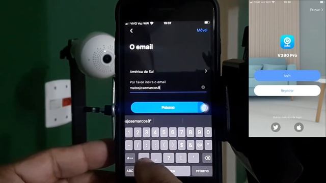 V380 Pro como se cadastrar no aplicativo смотреть онлайн