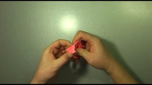 Оригами лилия. Сделать водяную лилию. Origami lily. Make a water lily.