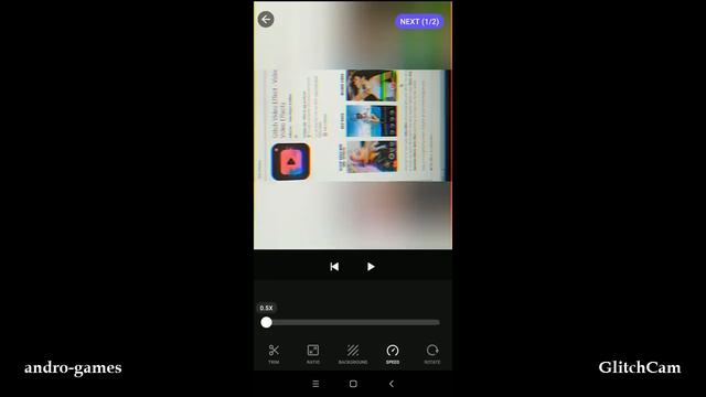 GlitchCam (by InShot Inc.) - video effects and video editor for Android. смотреть онлайн