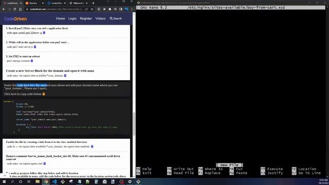 Host Node.js Projects 3 : Nginx setup, PM2 and Free SSL certificate смотреть онлайн