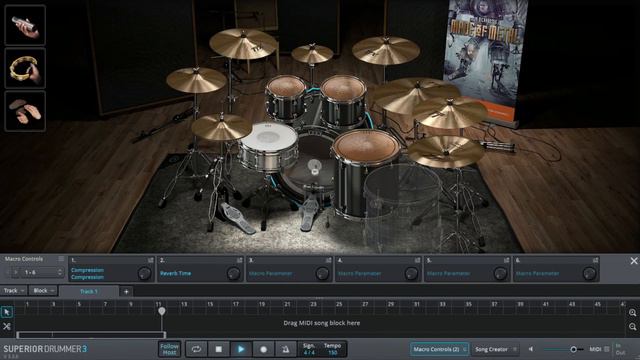 Toontrack Superior Drummer 3 - Made Of Metal - Basic Sound Without Mixing