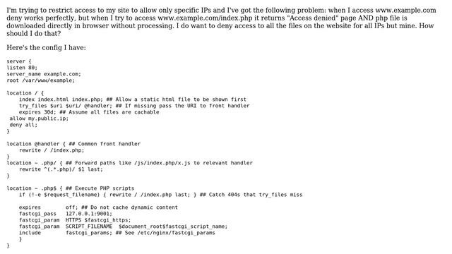 DevOps & SysAdmins: Nginx deny doesn't work for folder files (2 Solutions!!) смотреть онлайн