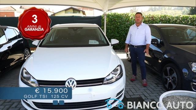 Bianco Auto | Volkswagen Golf VII 1.4 TSI 125 CV Highline смотреть онлайн