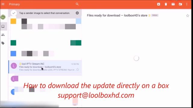 How to download the update directly on lool box смотреть онлайн