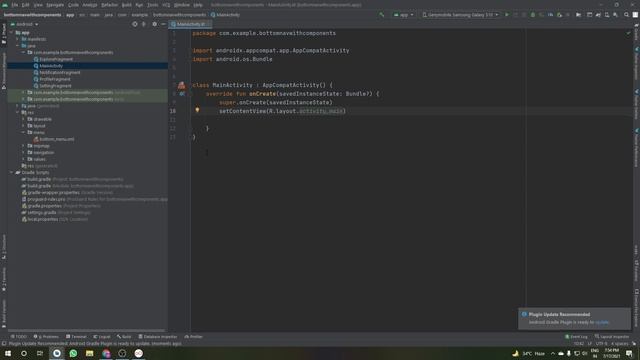 Bottomnavigationbar using navigation components in android bottom navigation bar android (Hindi) смотреть онлайн