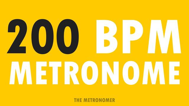 200 BPM Metronome | 15 Minute Metronome Practice смотреть онлайн