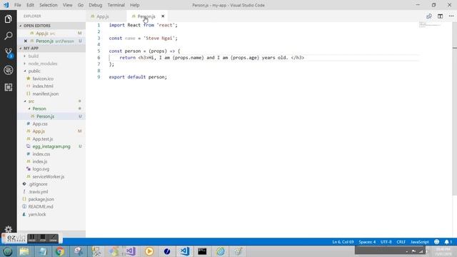 React.JS - Using State And Props (Part 4) смотреть онлайн