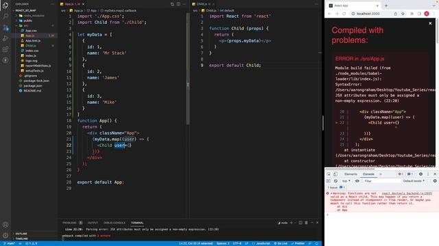 How to use map in react. How to use map to render components. Use map to loop through data. смотреть онлайн