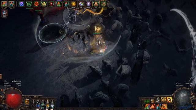 POE 3.21 Uber Elder 42mln dps Ancestral Warchief Chieftain Totem build смотреть онлайн