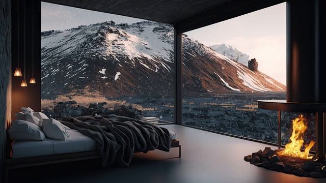 Побег в горы Утреннее блаженство просыпайтесь под ревущий камин и безмятежные заснеженные виды смотреть онлайн