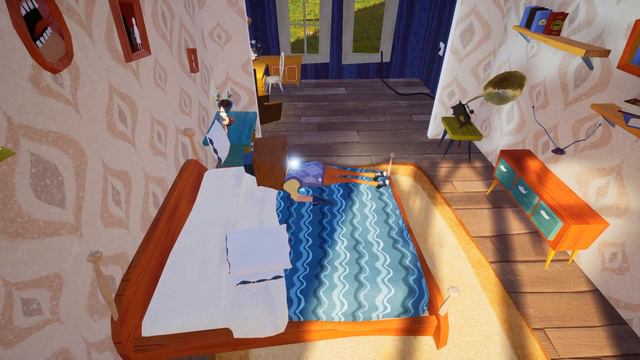 Привет Сосед что делают главные герои игры пока мы загружаем игру Hello Neighbor