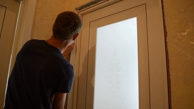 Установка наличника.