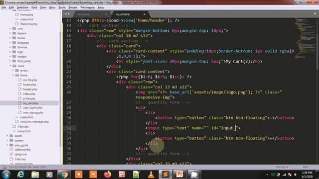 e-Commerce Website in Codeigniter part-10 смотреть онлайн