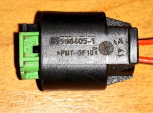 Разборка разъёма для АБС и датчика температуры