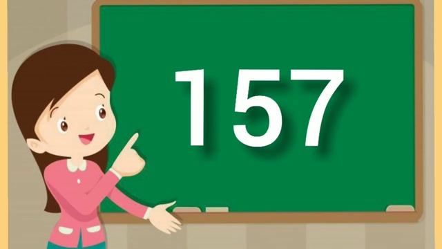 Numbers 151 To 160.Learn Easy Kindergarten Numbers Learning.UKG Numeracy Skill .