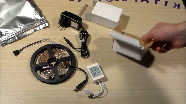 СВЕТОДИОДНАЯ ЛЕНТА 5 МЕТРОВ 3 ЦВЕТА + ПУЛЬТ УПРАВЛЕНИЯ ИЗ КИТАЯ смотреть онлайн