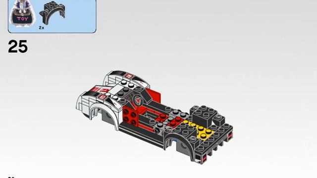 Lego 60143 2017 Lego Speed Champions Audi R18 e-tron quattro instructions 75872 смотреть онлайн