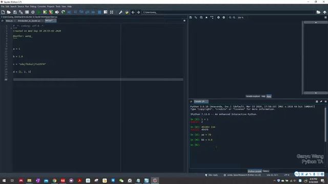 L1.1 - Introduction to Spyder (python IDE) смотреть онлайн