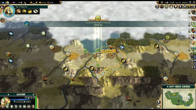 Civilization 5 Vox Populi #1 - Inca Gameplay смотреть онлайн