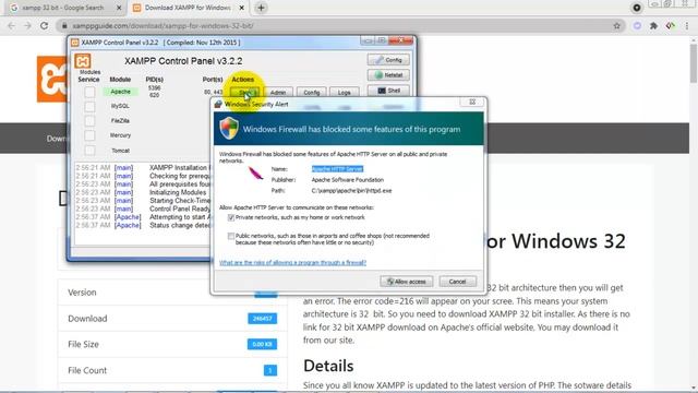 Download and Install XAMPP for Windows 32 Bit смотреть онлайн