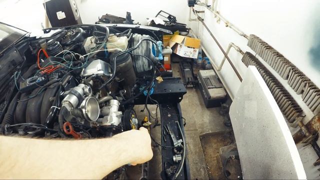 Подключение генератора от e38 M60B40 BMW e34 540 Кнопка магнитолы Пескоструй кронштейна смотреть онлайн