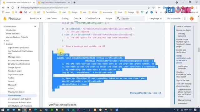 Firebase OTP Verification Android - Firebase Phone Authentication Android - Firebase Authentication смотреть онлайн