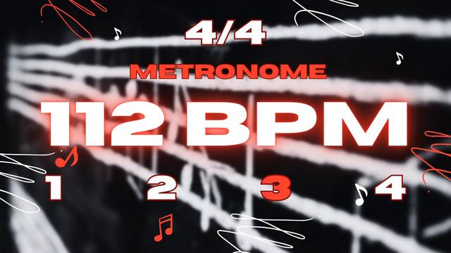 112 BPM - 4/4 Metronome смотреть онлайн