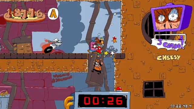 Pizza Tower 4 lap смотреть онлайн