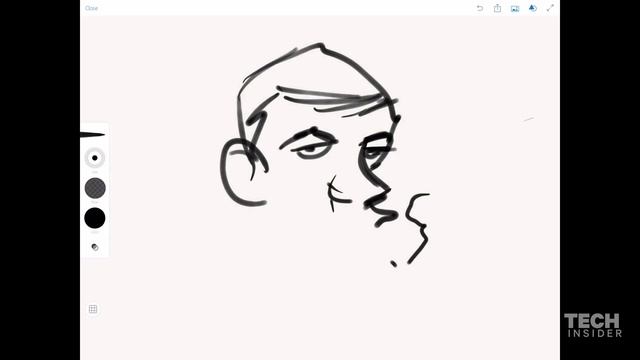 Artist Draws On IPad Pro