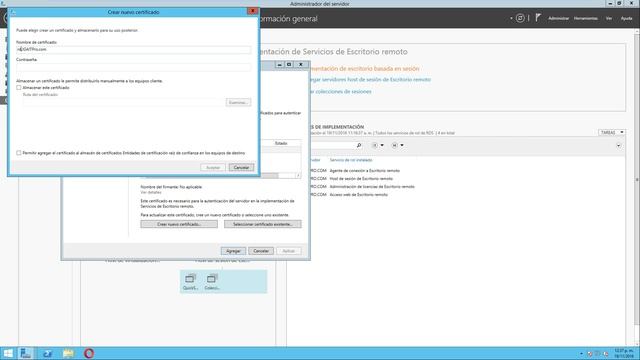 Windows Server 2012 R2 - Crear certificados autofirmados para servicios de Escritorio Remoto смотреть онлайн