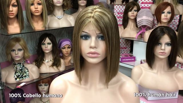 Peluca mediana cabello natural MINAUTI color 4H18 RAYA de tul transparente efecto piel смотреть онлайн